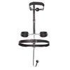 Sexual Bondage Restraint Kit BDSM Leather Thigh Sling Breast Belt Rear Handcuffs Spread Legs Slave Fetish Anal Hooks Fetish