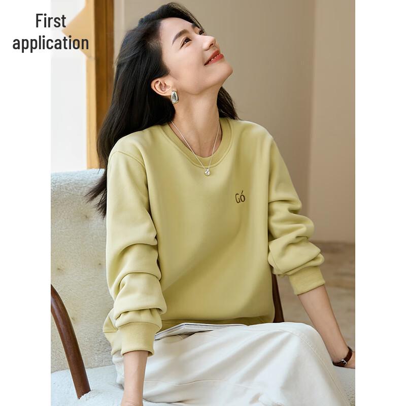 Chushen Women's Fleece-Lined Rustic Wilderness Print Sweatshirt