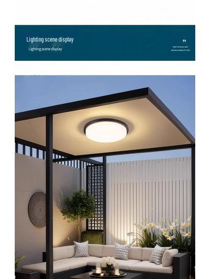 LED Waterproof Outdoor Light for Entrance, Balcony, Corridor, Terrace, and Gazebo