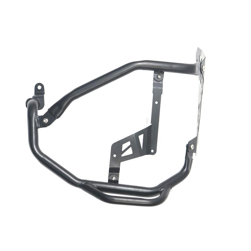 For BMW R1300GS ADV 2025 Carbon Steel Black Motorcycle Engine Upper Guard Bracket Mount Bumper Frame Support Protector Bar