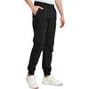 Puma Logo Print Elastic Waist Joggers Men Bottoms Black 585260-01