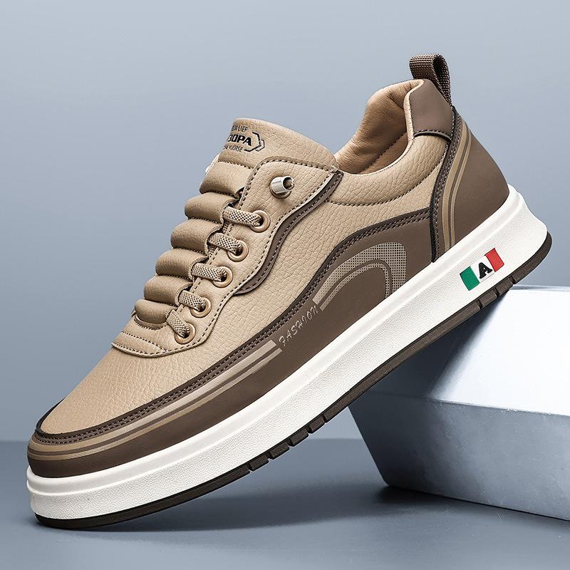 

Men s shoes autumn and winter new versatile platform shoes light weight simple white shoes trend versatile casual shoes men 39