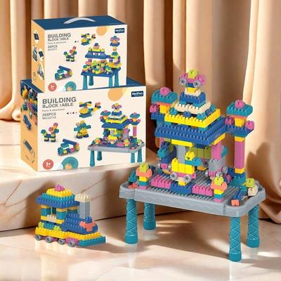 Children'S Building Block Table Set Diy Assembled Educational Toys