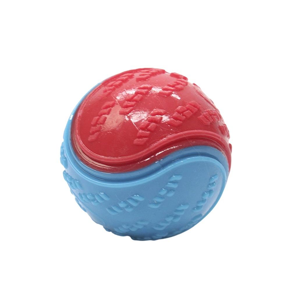 Draagbare Interactieve Piepende Hondenbal Tandenpoetsen Elastisch Huisdiermaatje Duurzaam Schattig Piepend