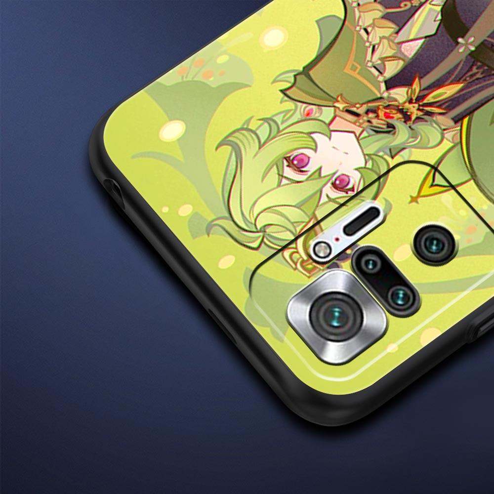 For Redmi 10C Cases Funda Genshin Impact Soft Phone Case For Xiaomi Redmi Note 12 11 9S 9 8 10 Pro Plus 7 9T 8T 9C 9A 8A Cover
