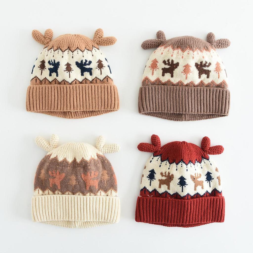 Children's Knit Winter Hat with Ear Protection - Warm, Windproof Wool Hat for Boys & Girls