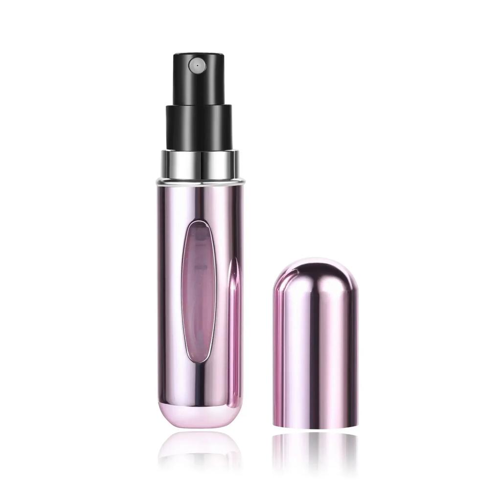 New 5ml Perfume Refill Bottle Portable Mini Refillable Spray Jar Scent Pump Empty Cosmetic Containers Atomizer for Travel Tools