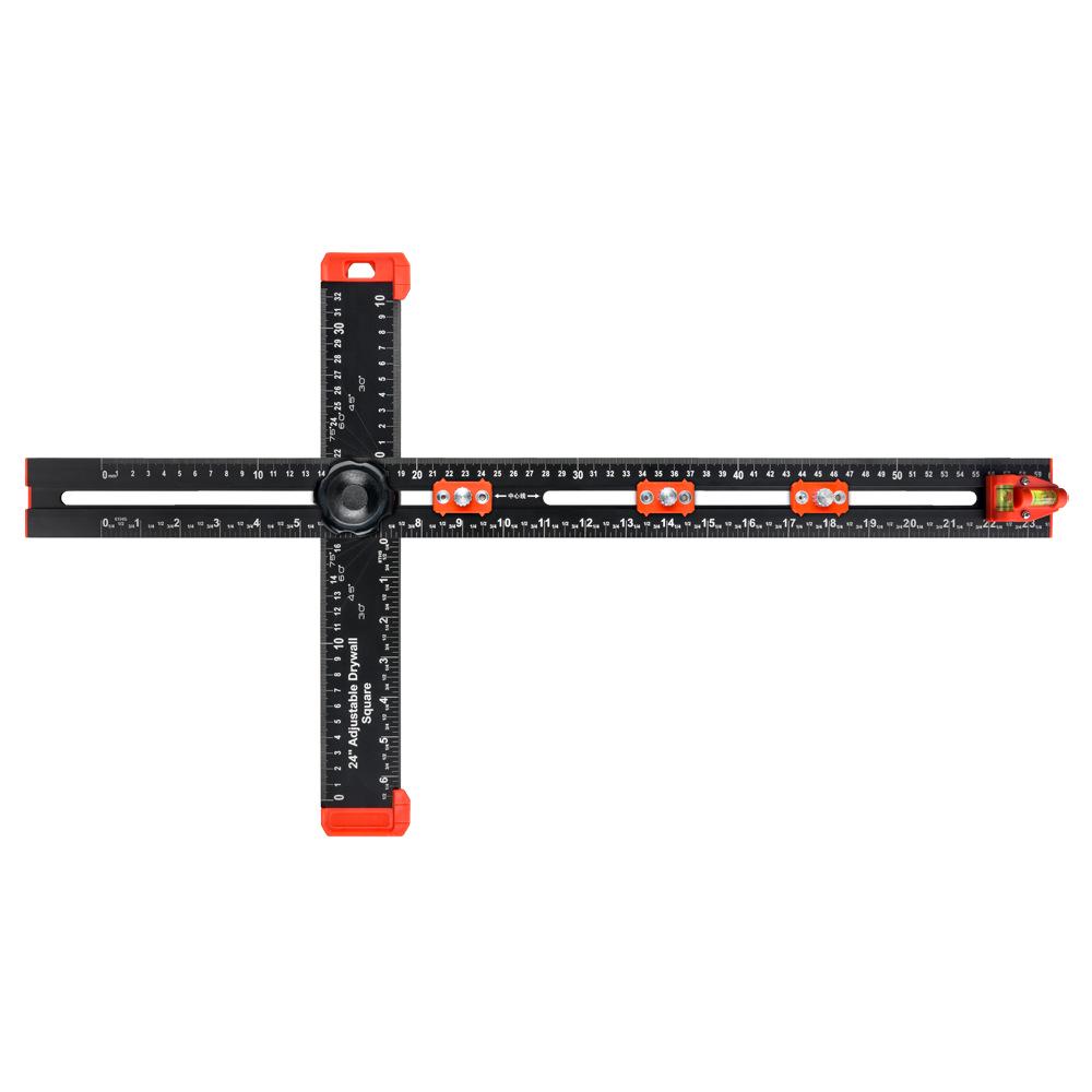 Multifunctional T-square and Punching Positioning Ruler