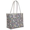 Coach City 33 Floral Print Tote Bag Women Tote Bags Gold Multicolor CBI53-IMY3J
