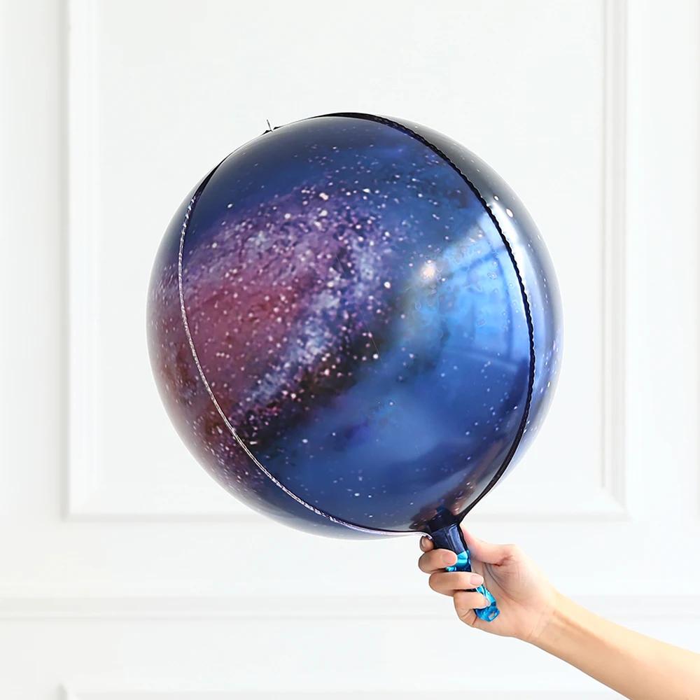 Solar System Outer Space Birthday 22in Planets Stand Astronaut Rocket Earth Balloons for Kids Starry Galaxy Party Decor Supplies