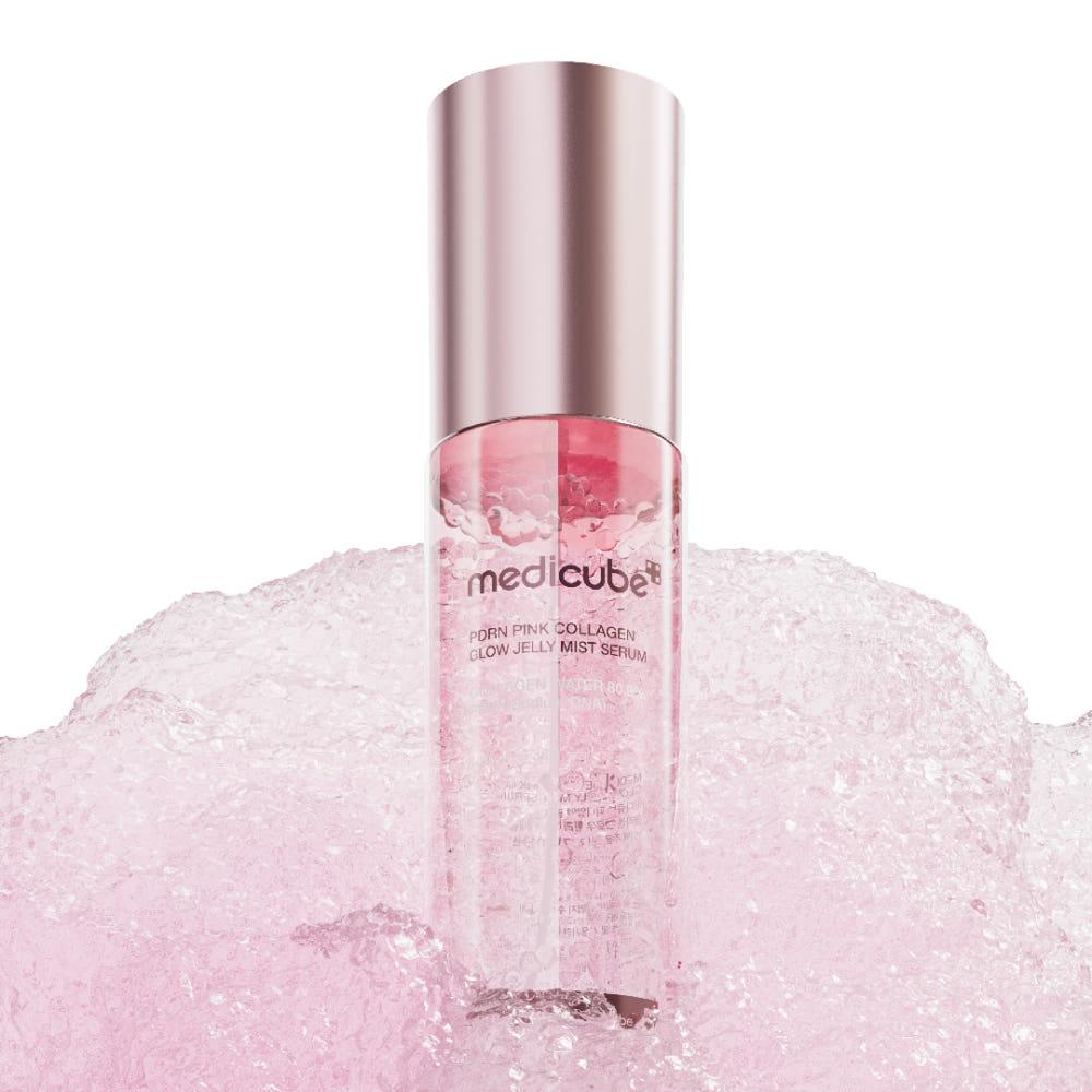 medicube PDRN Pink Collagen Glow Jelly Mist Serum 100ml (Limited Edition set 1+1)