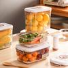 Creative Household Food Storage Box for Fruits Vegetables Durable Vacuum Sealer for Case with Pump Reusable Kitchen