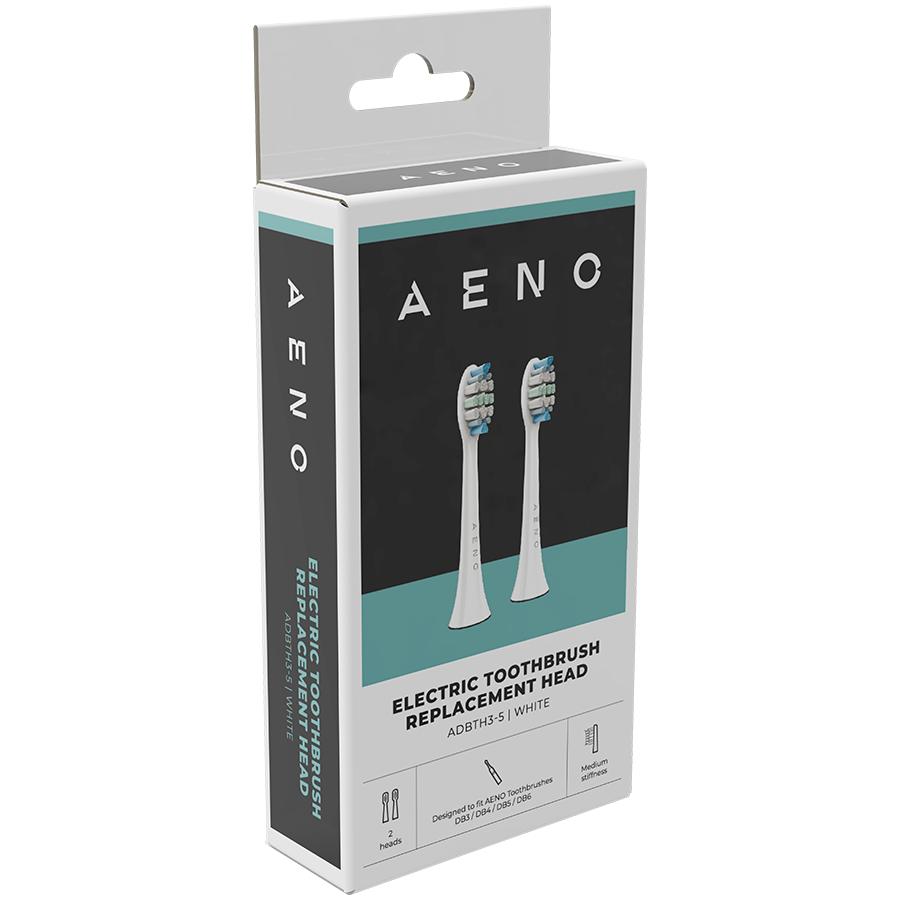 AENO ADBTH4-6 Toothbrush Heads DB3 / DB4 / DB5 / DB6 White 2 Pcs.