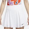 Nike Dri-FIT Advantage Solid Logo High-Waisted Comfortable Casual Skirt Women skirts White DX1133-100