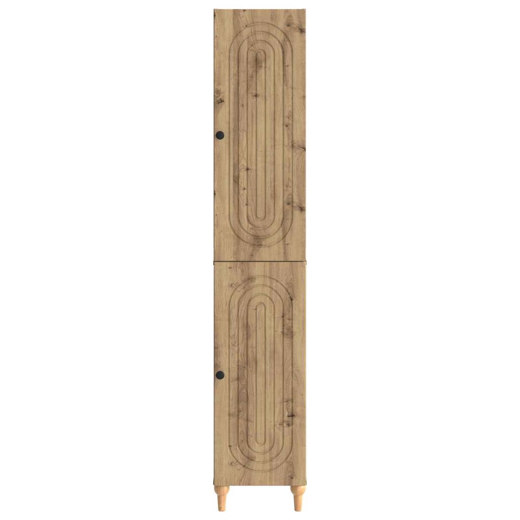 Cabinet Set 2 pcs Artisan Oak Wood Based Material