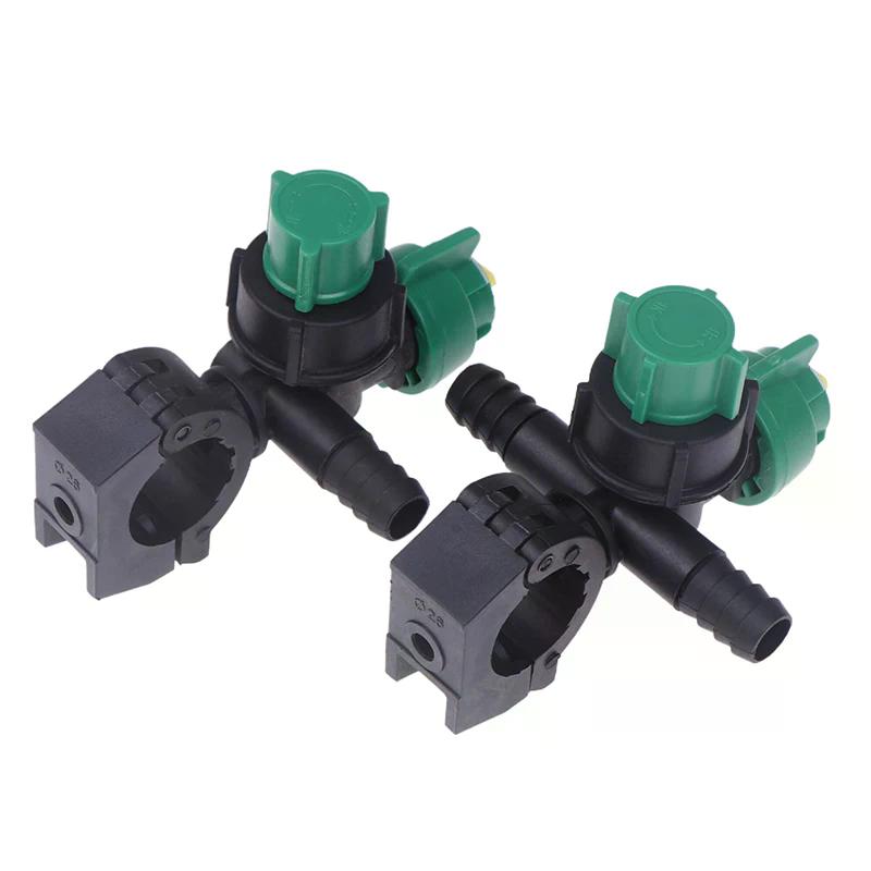 Adjustable Fan Spray Nozzle External Thread for Agriculture Garden Irrigation Tubing Pesticide Sprayer Watering Tool