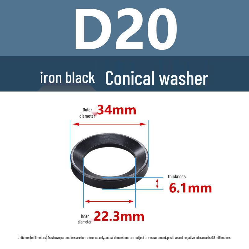 304 Stainless Steel Spherical Tapered Gasket - Concave-Convex Combination