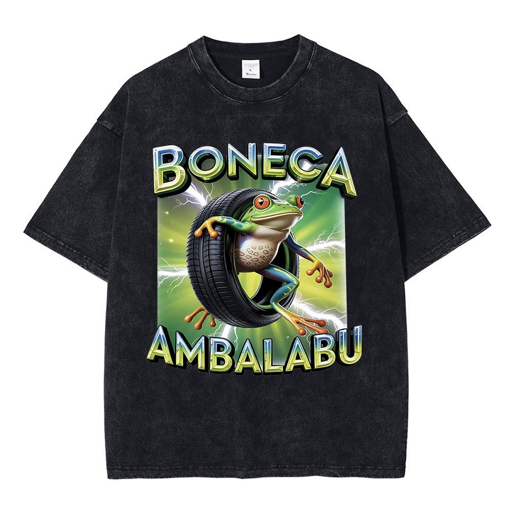 Italian Brainrot Tralalero Tralala Tung Tung Tung Sahur Bombardiro Crocodilo Funny Meme T-shirt Men Women Vintage Washed T shirt