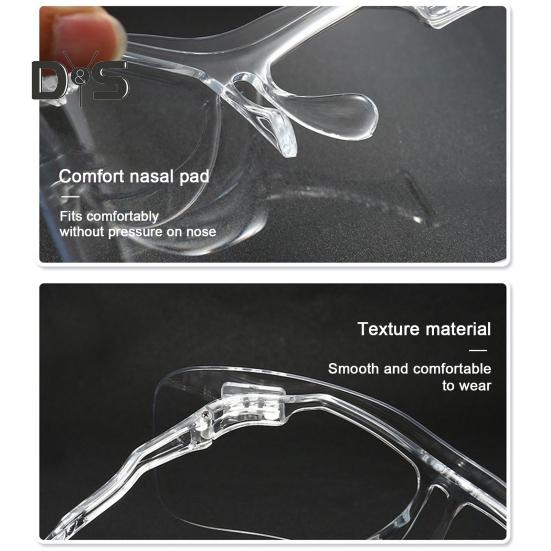 Outdoor-Fahrradbrille, klare Antibeschlaglinse, winddicht, sanddicht, leicht, für Männer und Frauen, Laufen, Motorradfahren, Sportbrille