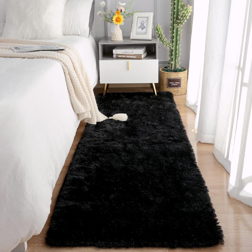 Soft Running Rug, Plush And Fluffy Bedroom And Living Room Carpet, Nursery And Children's Room Floor Mat For Home Decor