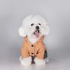 Hooded Dog Winter Coat 4-Legged Flannel Warm Insulated Pet Jacket for Teddy & Small Dogs