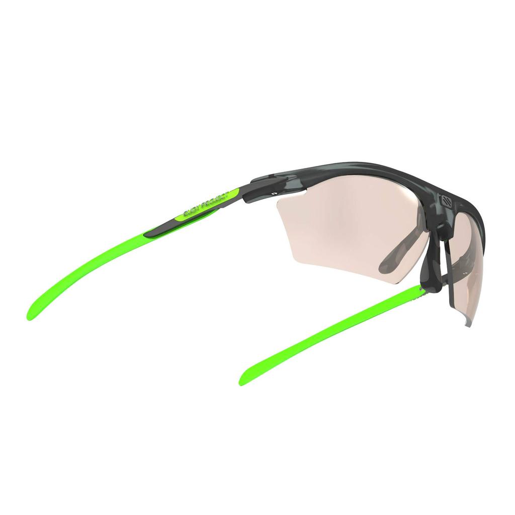 RUDY PROJECT Sports Sunglasses for Road and RYDON SLIM Frozen Ash Frame with Impact X2 Photochromic Laser Brown Bikes, Cycling, Marathons, Jogging,