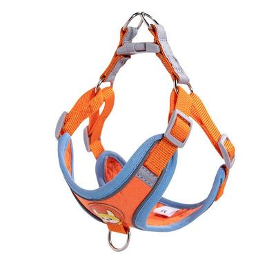 Augus Dog Harness, Anti-flip Chest Strap, Orange S