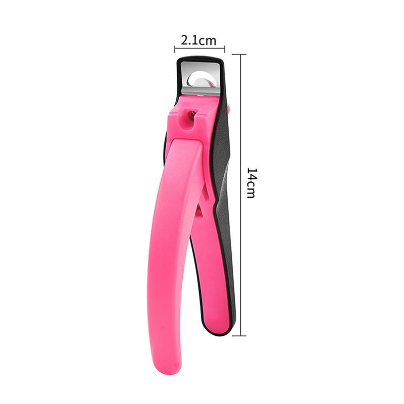 Sahte Tırnak Uçları Kesici Profesyonel Tırnak Makası Düz Kenar Akrilik Tırnak Makası Manikür Sahte Giyotin Kesim