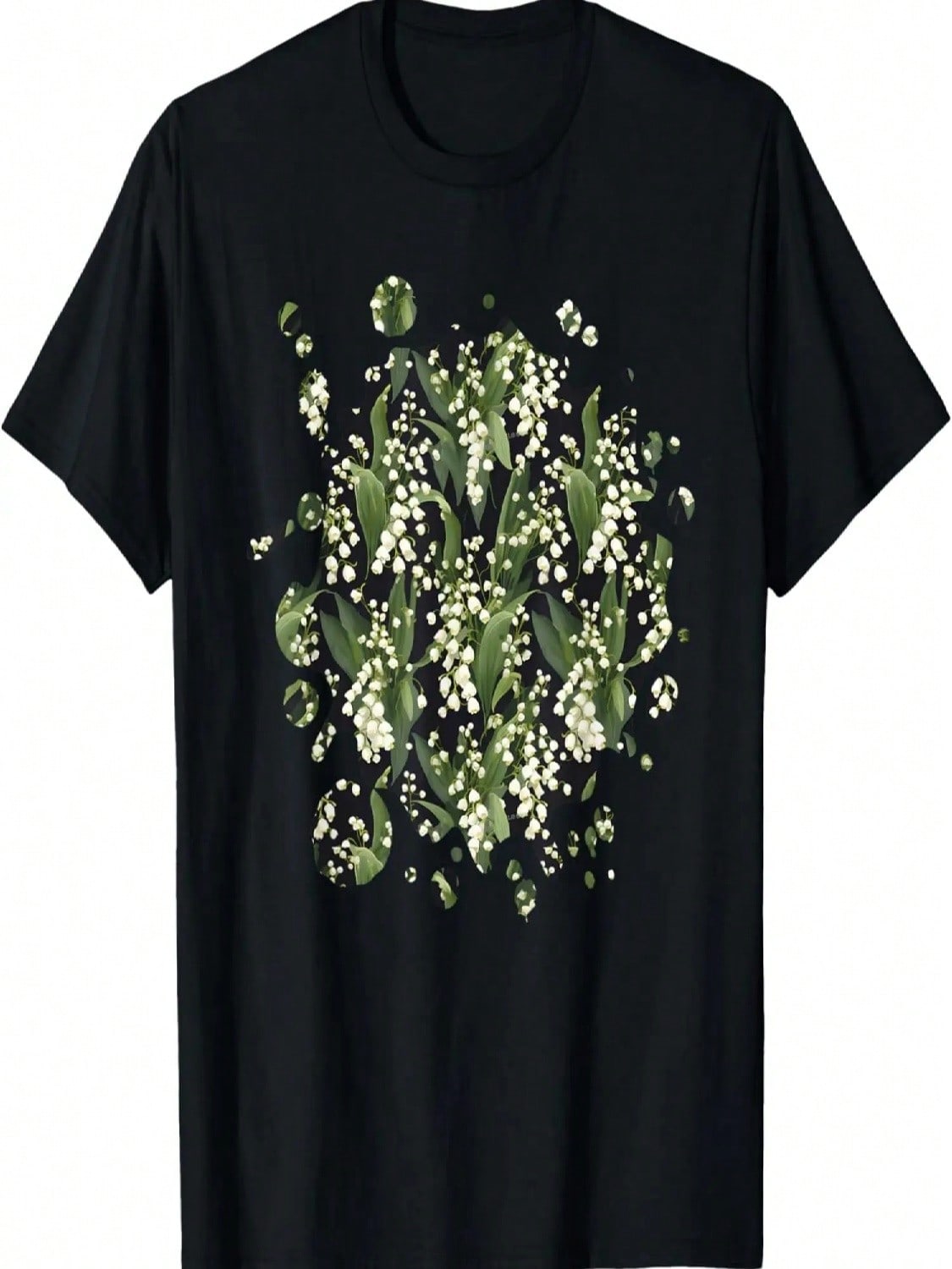 Cute Lily Of The Valley Inspired Flower Plant Lover Gardener T-Shirt S разноцветный