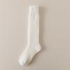 Men's Fleece-Lined Cashmere Socks: Calf-Length, Imitation Wool, Thick, Warm, Perfect for Spring, Autumn, and Winter.