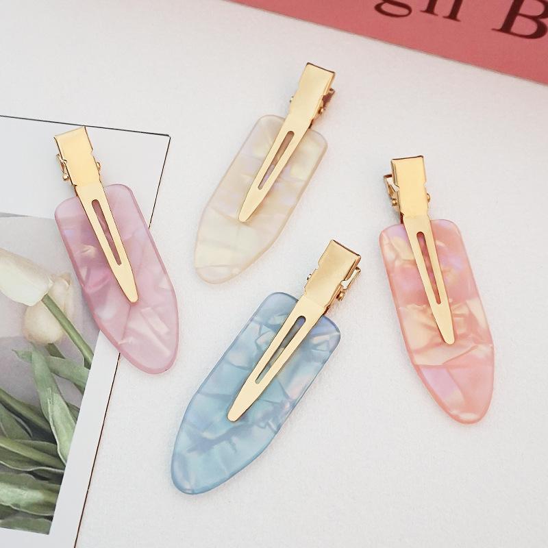 Japan und Korea Nahtloser Pony und Seitenhaarspangen - Damen Schmuck Krokodilklemmen Zubehör