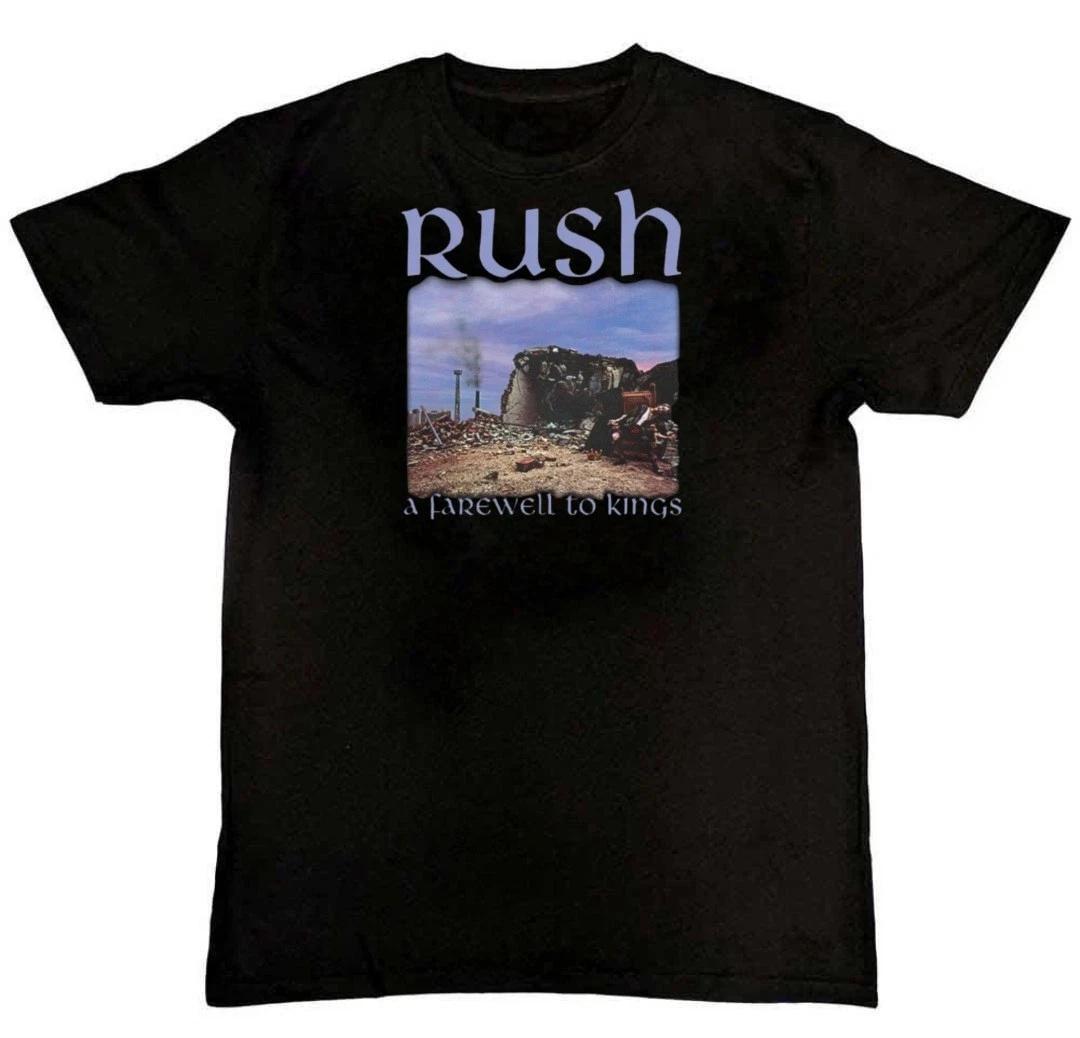 

Rush A Farewell To Kings Graphic Print Unisex Mens T-Shirt 2XL