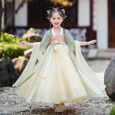 Girl Hanfu Ancient Costume Children Chinese Style Little Girl Dress Tang Dress Princess Skirt National Costume Children