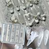 Wiederverwendbare Silikon-Nagelkunstform mit 3D-geschnitztem Engeldesign für DIY-Nagelanhänger und Schmuckherstellungszubehör