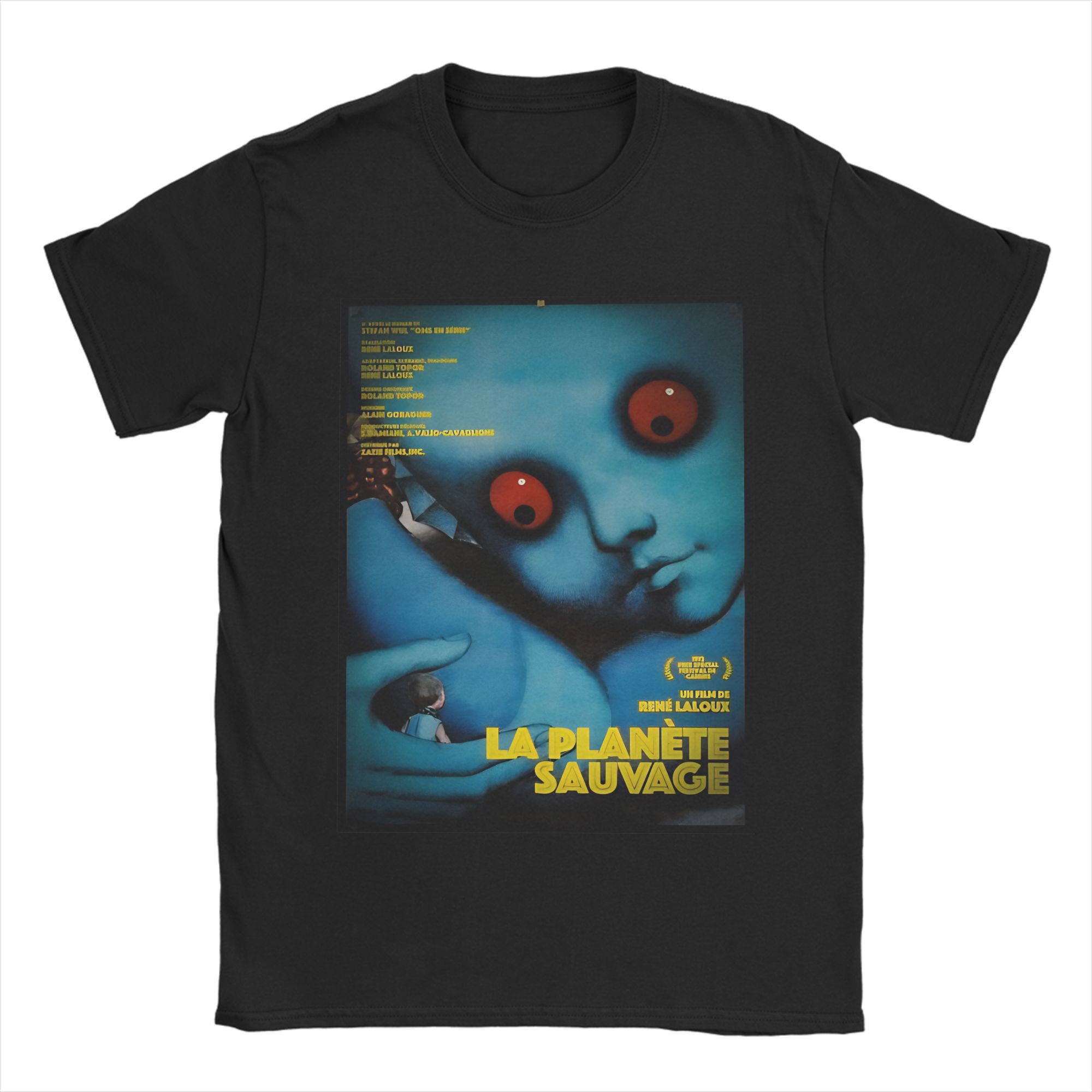 

Fantastic Planet La Planete Sauvage T Shirt Unisex Cotton Top Tee Harajuku Round Neck Short Sleeve S