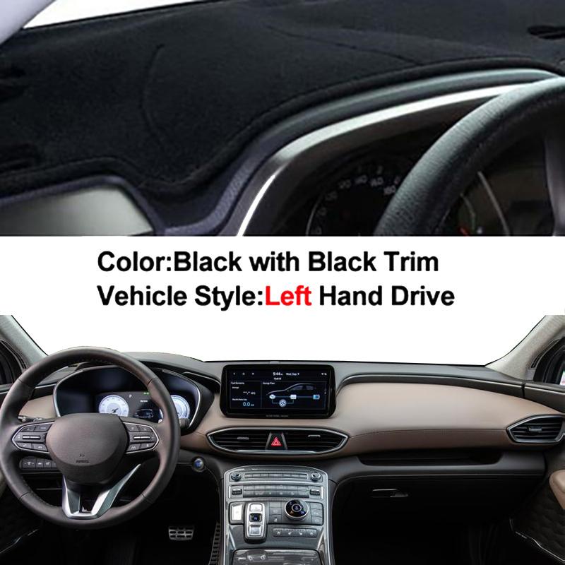 Car Auto Dashboard Cover DashMat Carpet Cape For Hyundai Santa Fe HEV 2026 2026 Protector Rug Cushion Anti-UV Block Sun Ray