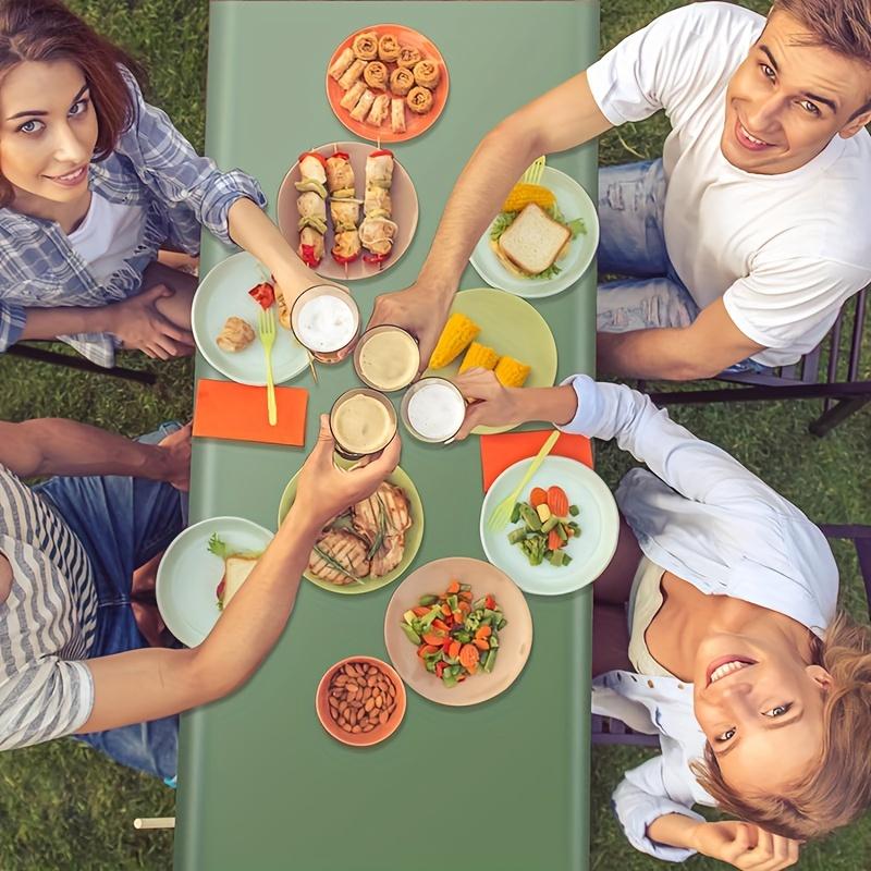 

Одноразовая зеленая пластиковая скатерть 137*274 см, подходит для прямоугольных столов, подходит для дней рождения, вечеринок, свадеб, детских праздников 137*274CM