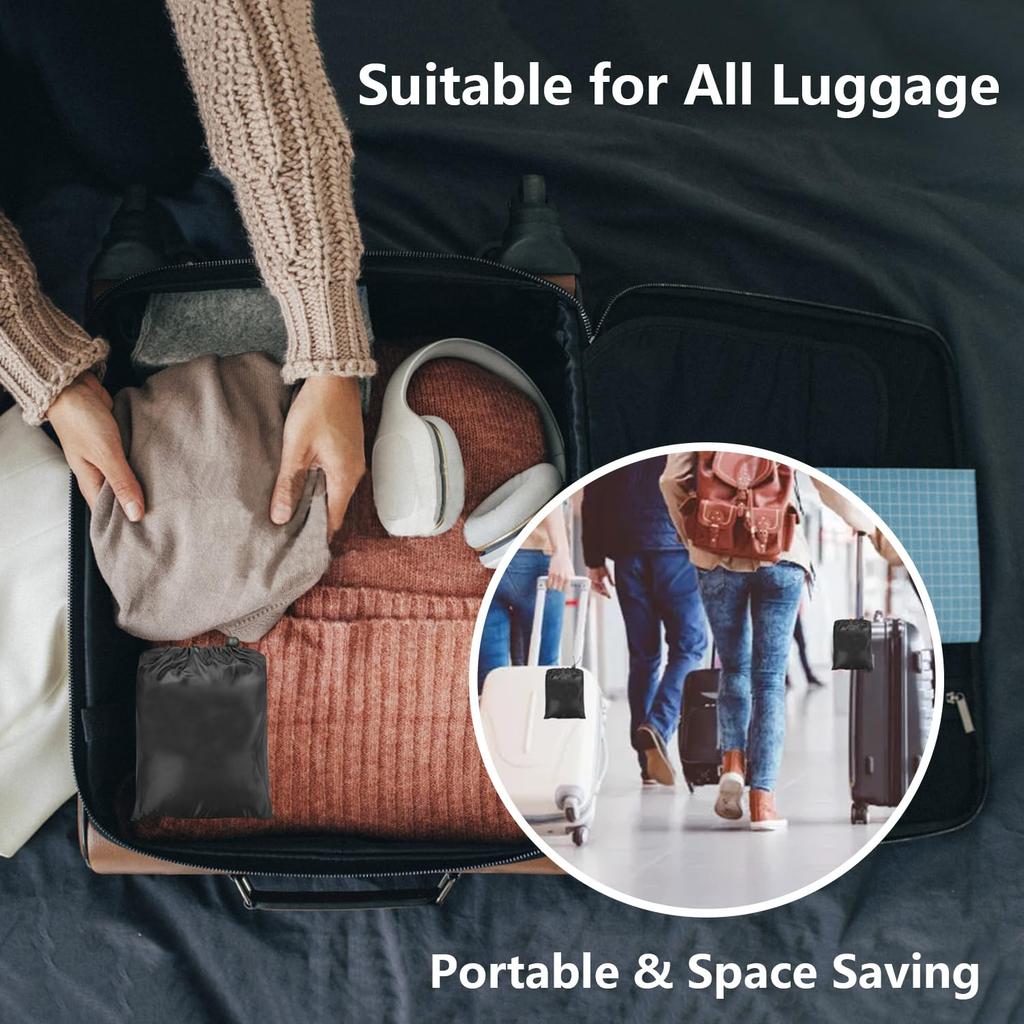 Darohz Airplane Foot Rest Memory Portable Travel Foot Stable Black (Thick Cotton) - Hammock, Adjustable, Foldable, Base,