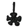 Vibrant Cartoon Style Leather Keyring Five Petal Flower Decoration Practical Key Ring Accessory Gift For Women