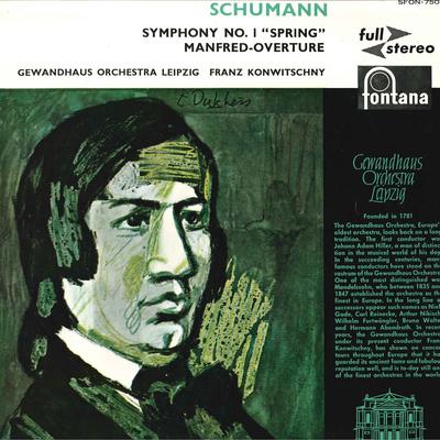 LP Record FRANZ KONWITSCHNYCOND.GEWANDHAUS  SchumannSymphony No.1springmanf SFON7507 VICTOR Japan Classical Used