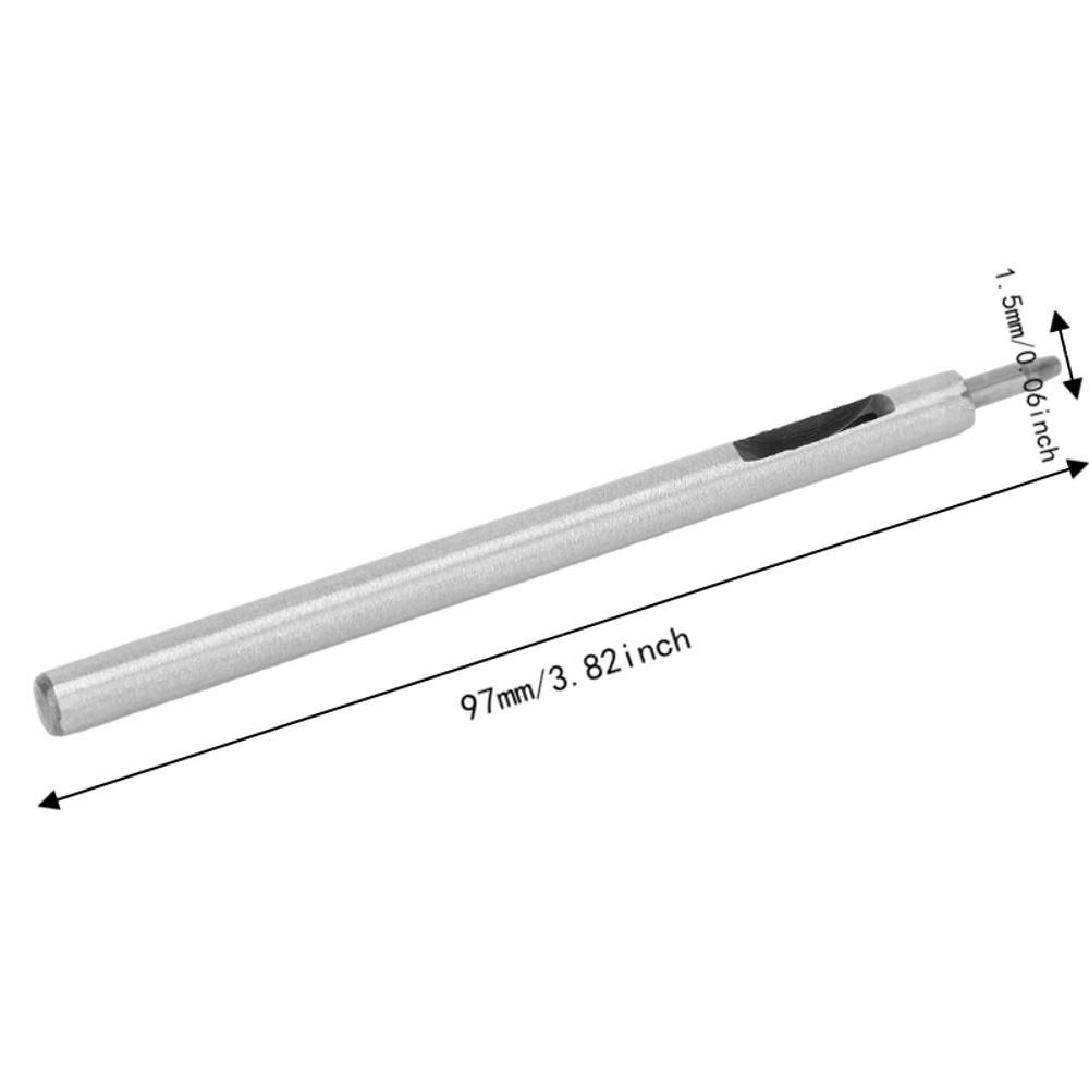 3pcs 1.5mm Hole Size Round Hole Puncher Straight Round Punch DIY Punch Tool  For Belts