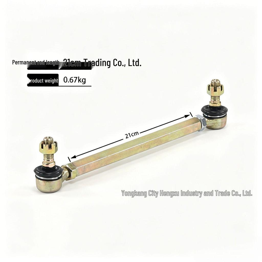 ATV and Beach Buggy Steering Rod with M12 Ball Joint for Longding, Hanma, Gongniu Models