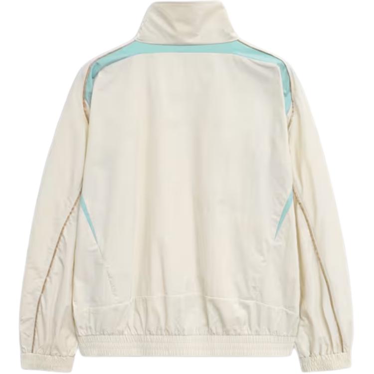 Puma Celerator Color Block Letter Print Fashion Retro Sports Stand Collar Comfortable Warm Jacket Men Jackets Beige 628086-87