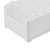 Data Cable Management Storage Box Clear Charging Cord Organizer Box Multifunctional Card Sorting Compartment Bin
