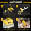 100W Cordless Glue Gun LCD Digital Display for Dewalt 20V Battery (No Battery)