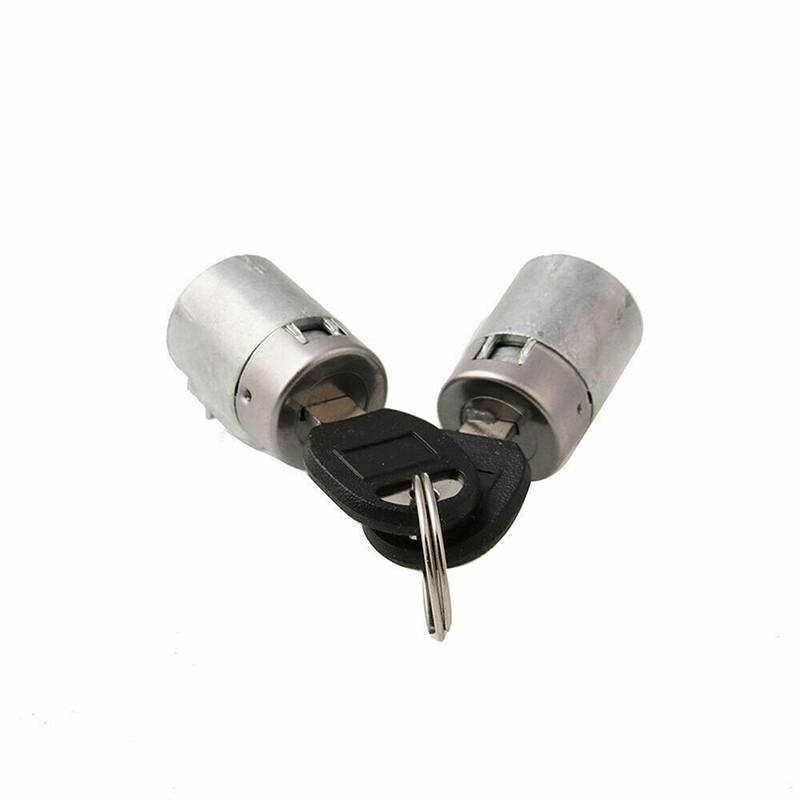 2Pcs Car Door Lock Cylinders with Keys for Chevrolet C1500 C2500 C3500 K1500 K2500 K3500 GMC Yukon Exterior Parts
