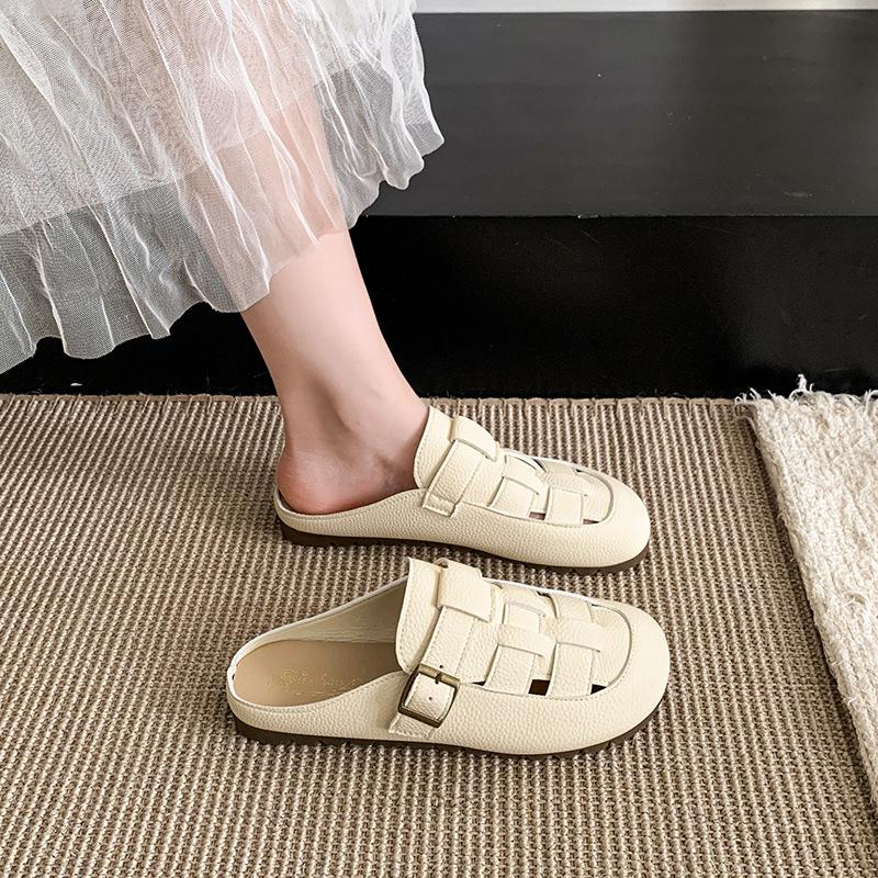 

Женские летние шлепанцы для беременных — регулируемые босоножки с открытой пяткой и поддержкой свода стопы, дышащие сандалии с закрытым носком для комбинированных платьев 41