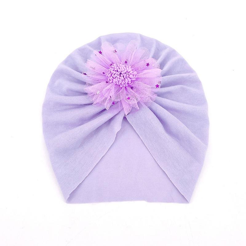 New children's borderless thin breathable hat, baby plain spring and summer headscarf hat Baby hat