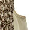 Sea New York Seide Hergestellt in den USA Leopardenmuster Ärmellos Schnitt 2 Weiß x beige Damen Gebraucht
