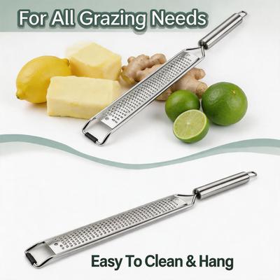 Multi Purpose Stainless Steel Cheese Grater Lemon Zester Nutmeg Chocolate Garlic Ginger Shredder Slicer Kitchen Cooking Tools 1